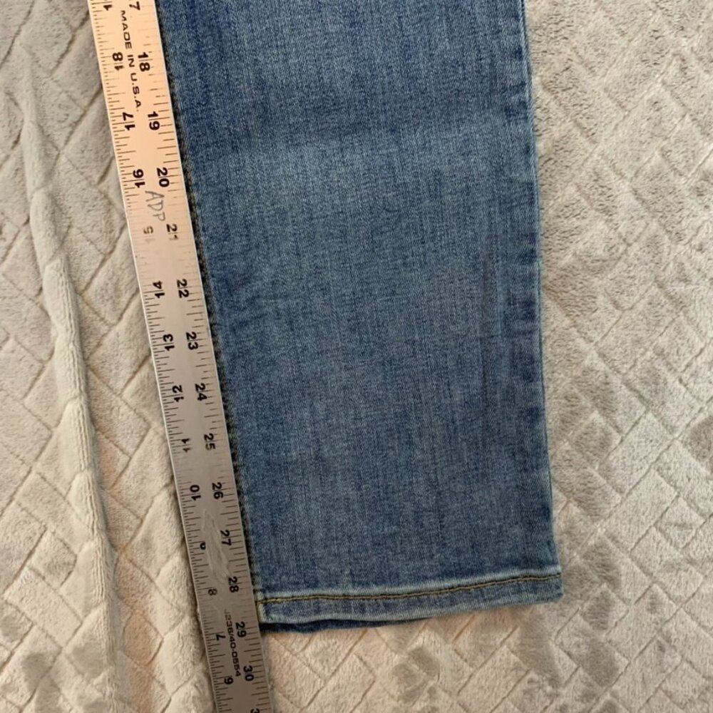 Canyon Retreat Womens 14 Denim Jeans Blue Skinny Rhinestone High Rise Stretch - Picture 9 of 15